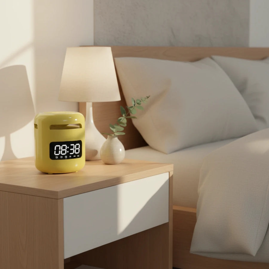 Réveil bluetooth avec enceinte