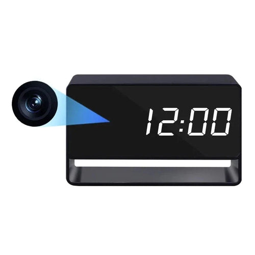 Réveil caméra espion discret pour garder un oeil chez toi