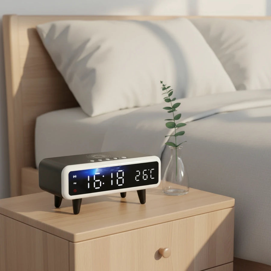Réveil chargeur induction