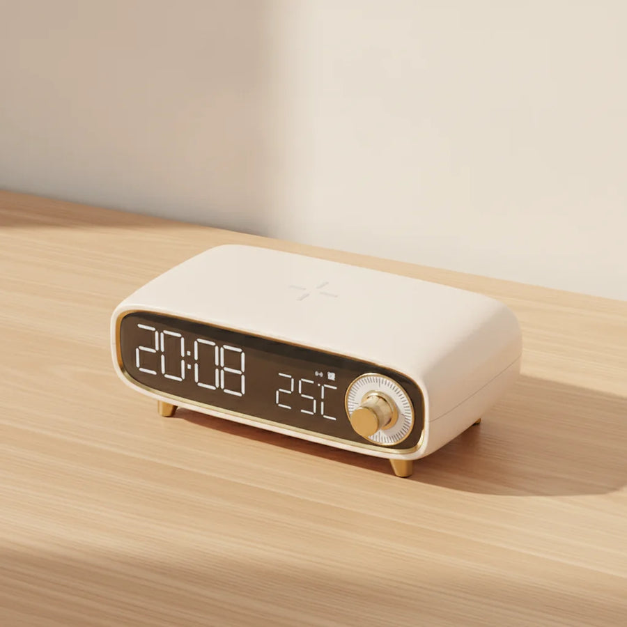 Réveil chargeur induction Bluetooth