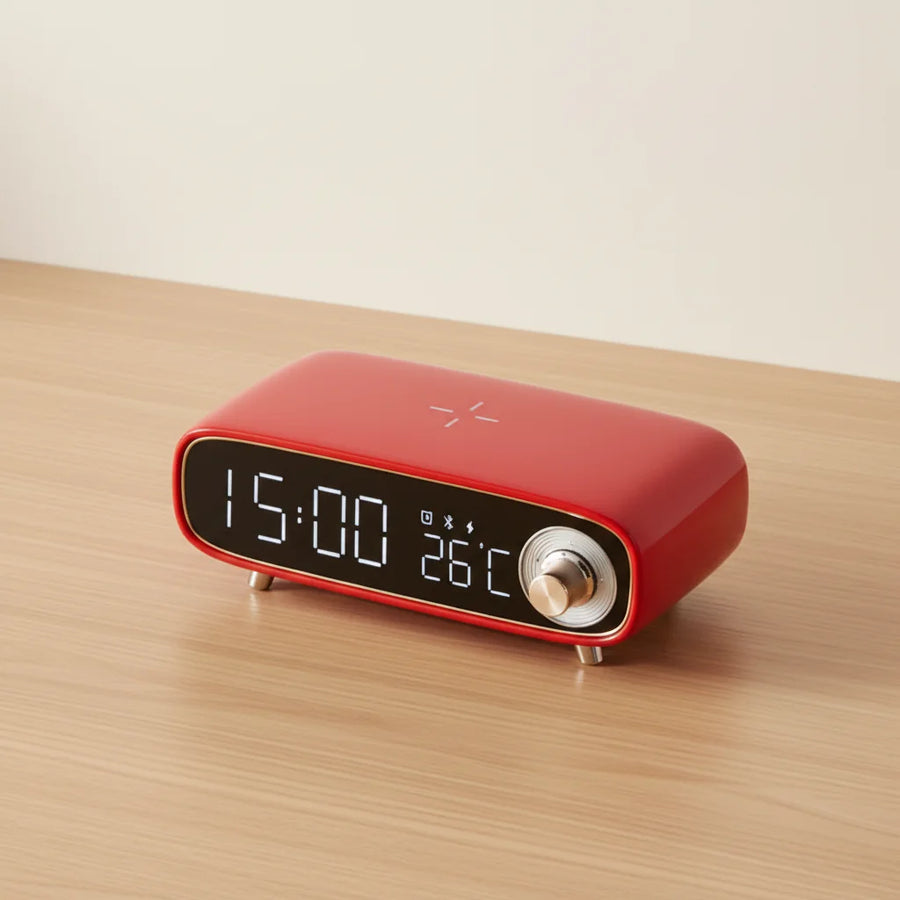 Réveil chargeur induction Bluetooth