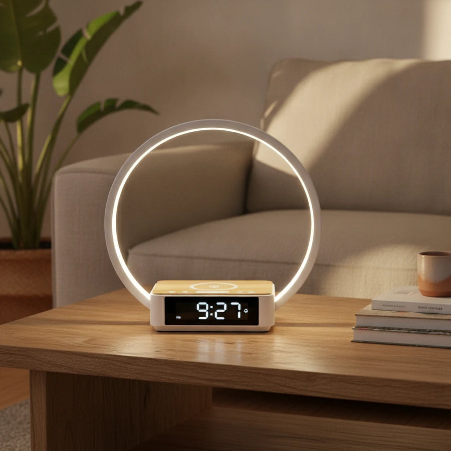 Réveil chargeur induction design