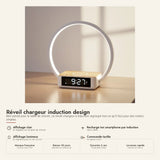 Réveil chargeur induction design