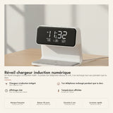 Réveil chargeur induction numérique