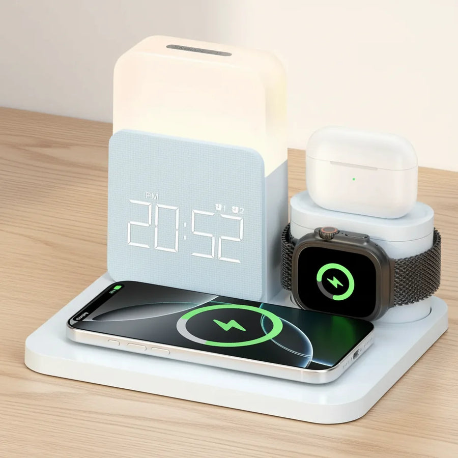 Réveil chargeur à induction sans fil