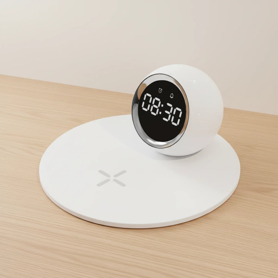 Réveil chargeur induction table de nuit