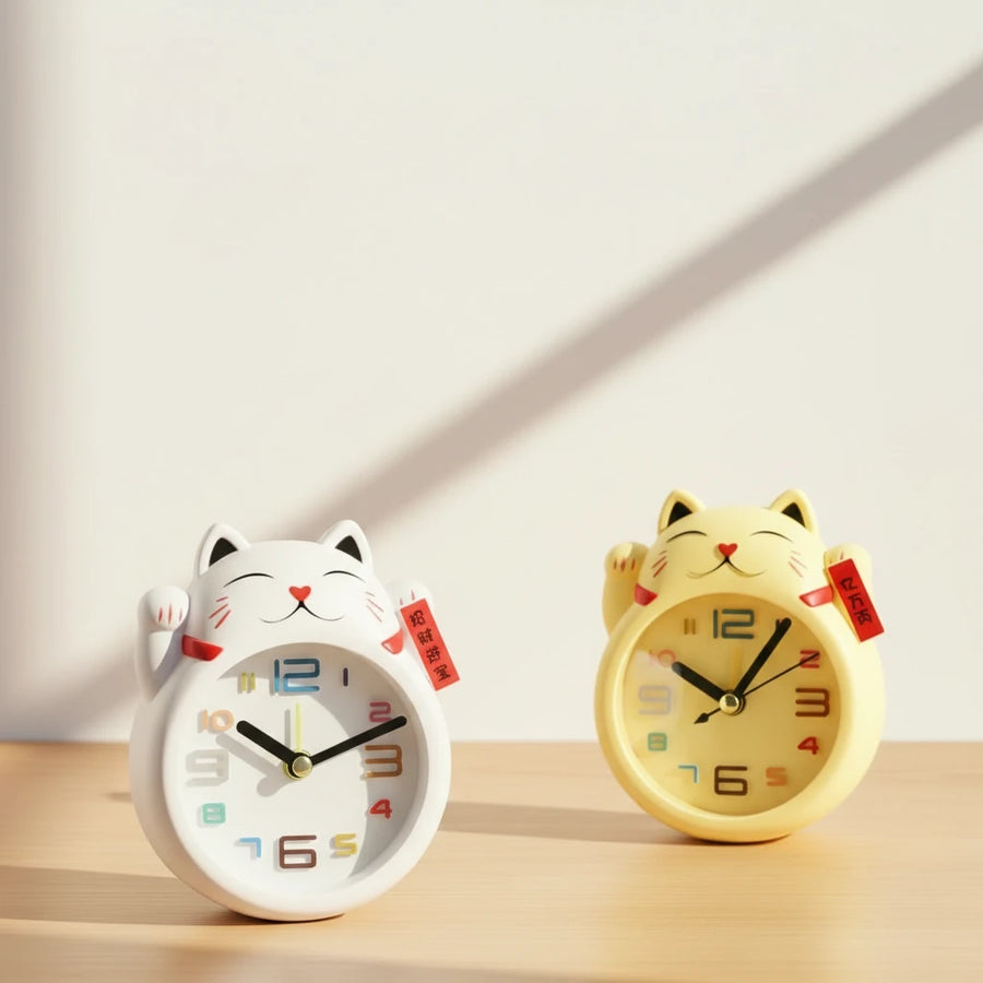 Réveil chat Maneki Neko