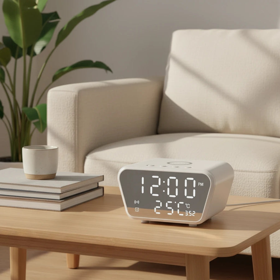 Réveil connecté chargeur induction