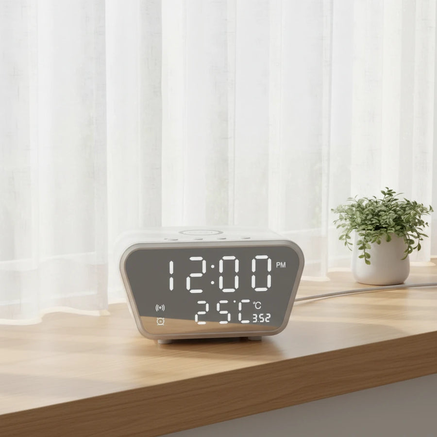 Réveil connecté chargeur induction