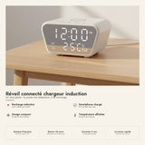 Réveil connecté chargeur induction