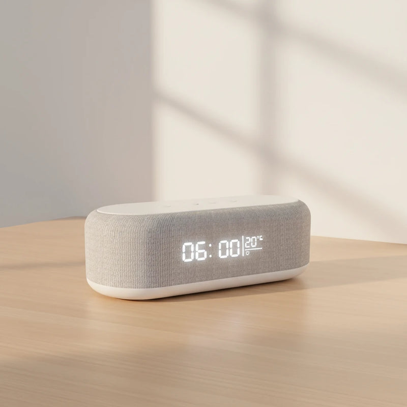 Réveil connecté chargeur induction lumineux
