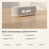 Réveil connecté chargeur induction lumineux