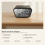 Réveil connecté chargeur