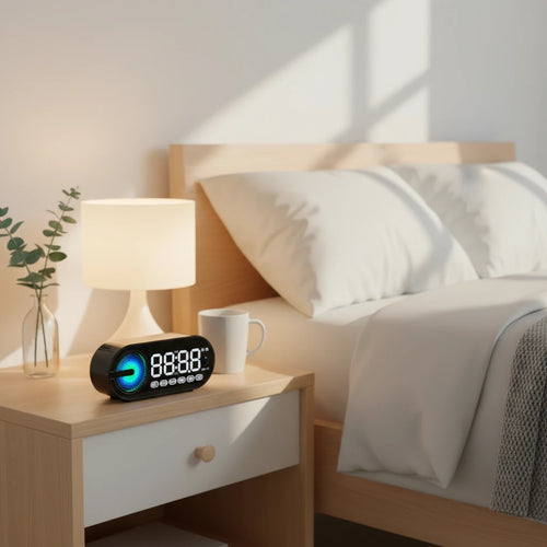 Réveil connecté radio — vue détaillée