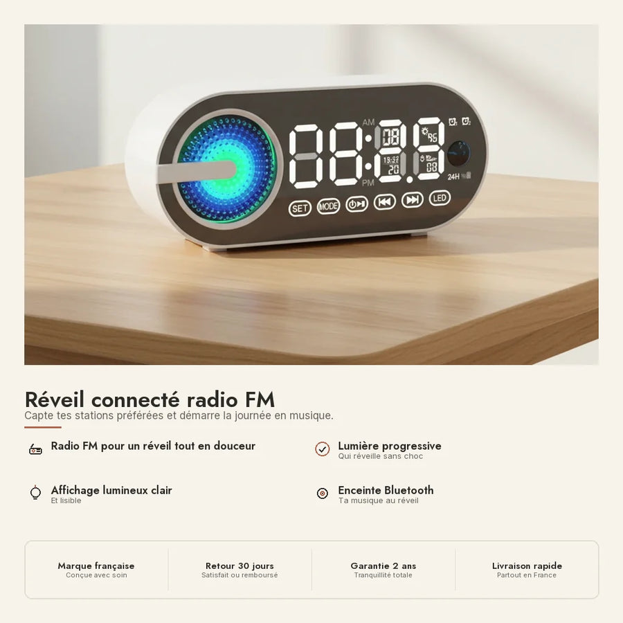 Réveil connecté radio FM
