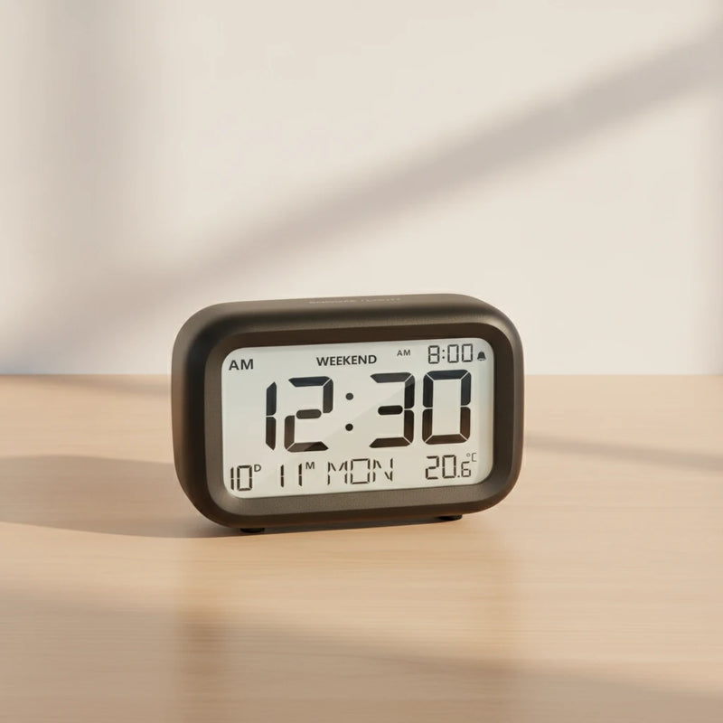 Réveil digital à calendrier, affichage net