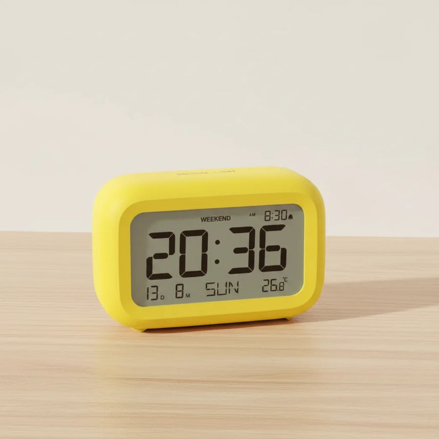 Réveil digital à calendrier, affichage net