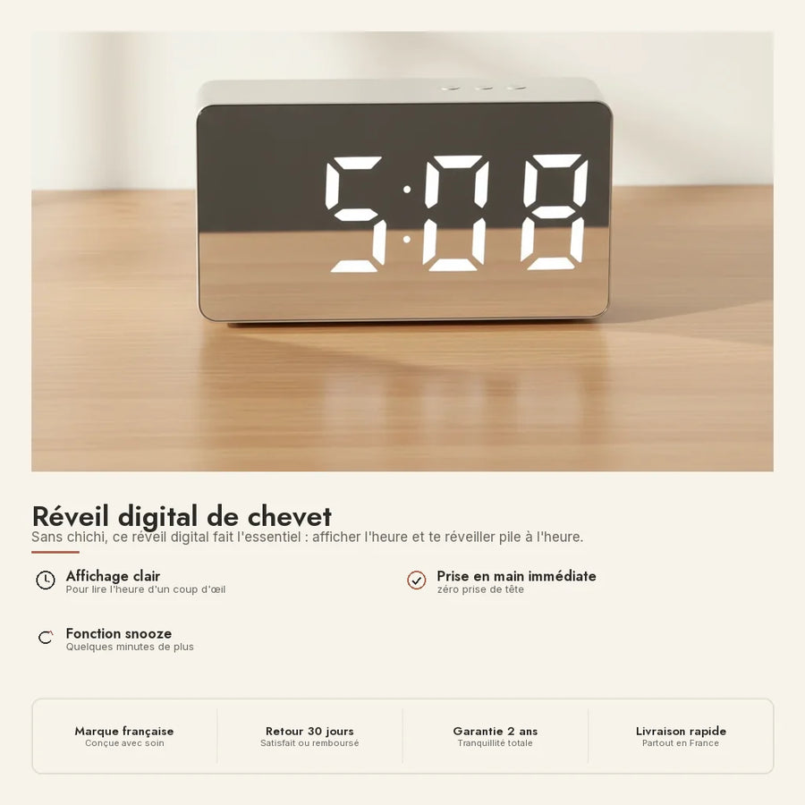 Réveil digital de chevet