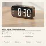 Réveil digital compact lumineux