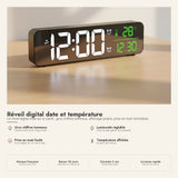 Réveil digital date et température