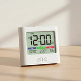 Réveil digital à pile, thermomètre intégré