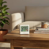 Réveil digital à pile, thermomètre intégré