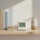 Réveil digital à pile, thermomètre intégré