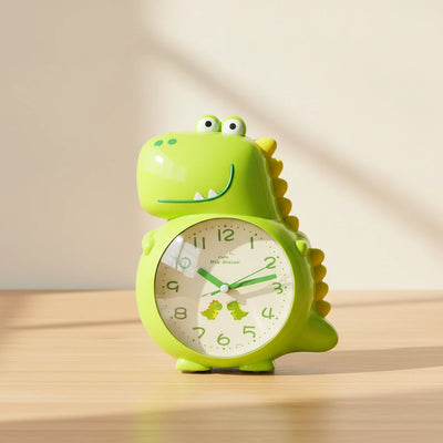 Réveil enfant dinosaure vert