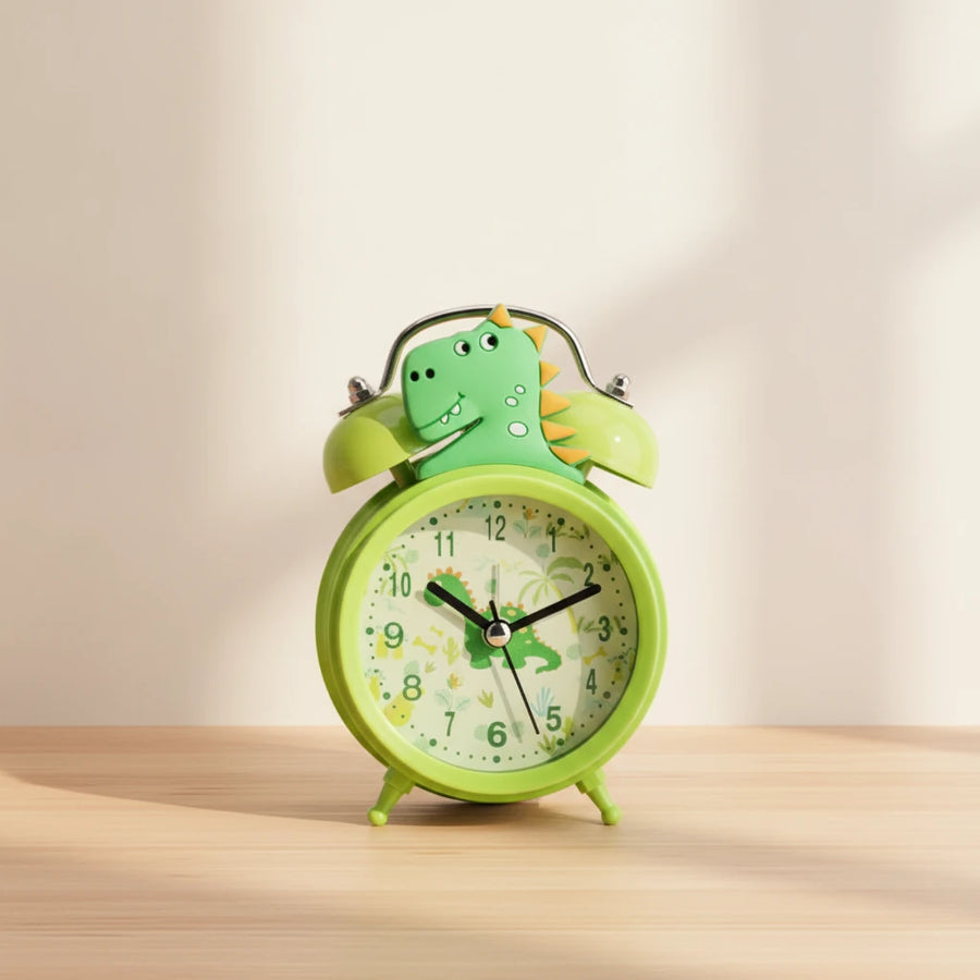 Réveil dinosaure vert