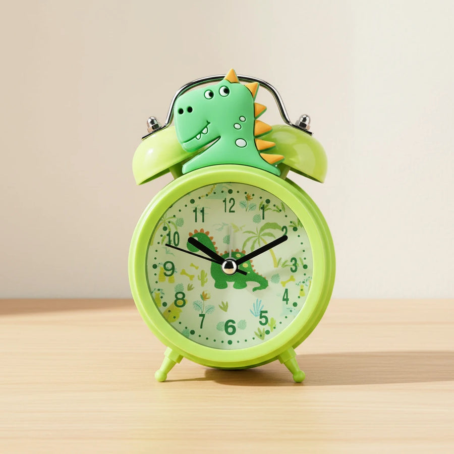 Réveil dinosaure vert