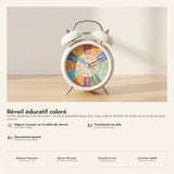 Réveil éducatif coloré