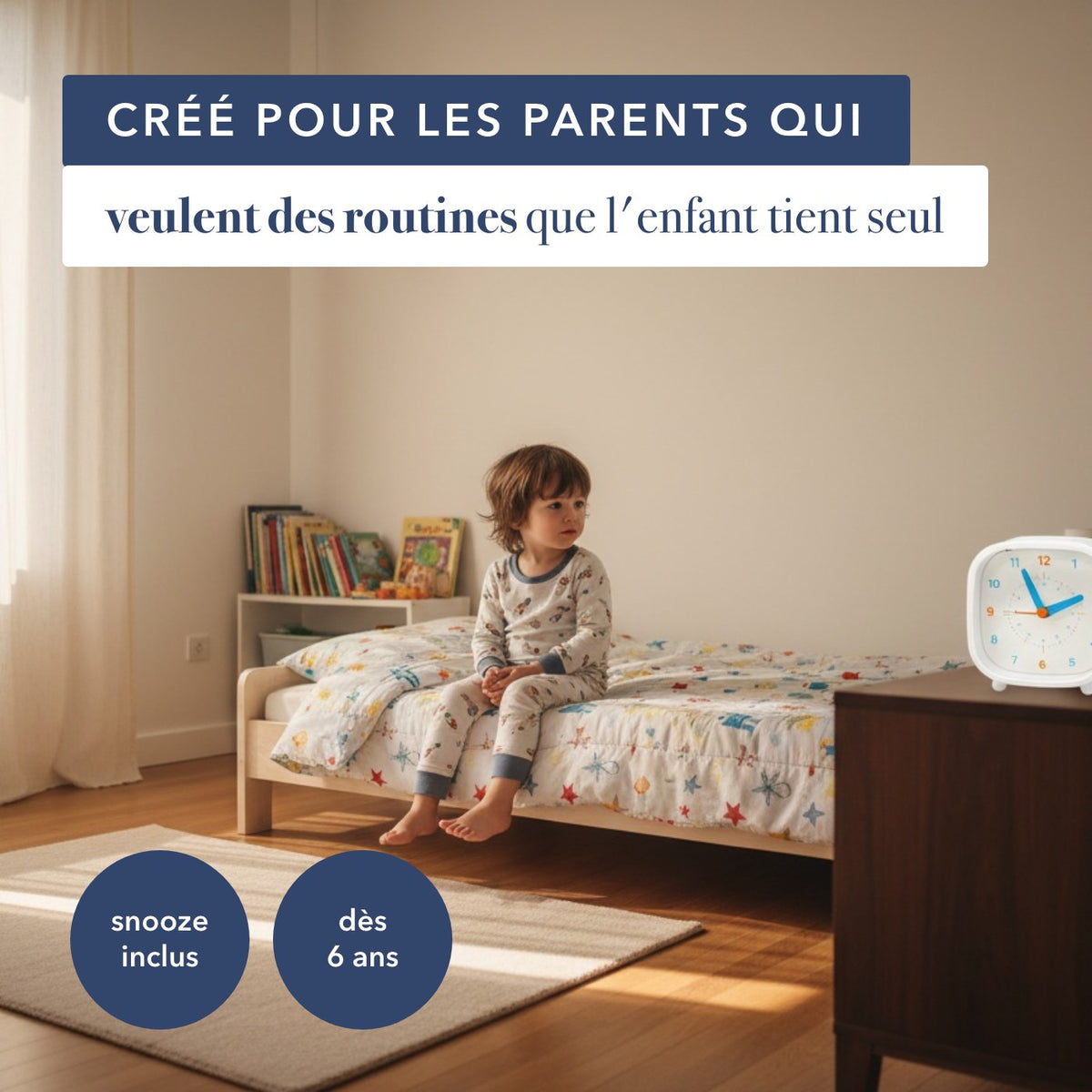 Réveil éducatif coloré pour enfant : pour quels parents il est fait