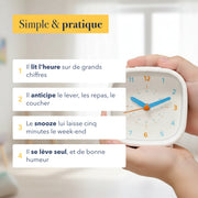 Comment utiliser le réveil éducatif coloré pour enfant en quatre étapes