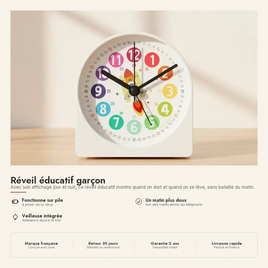 Réveil éducatif garçon