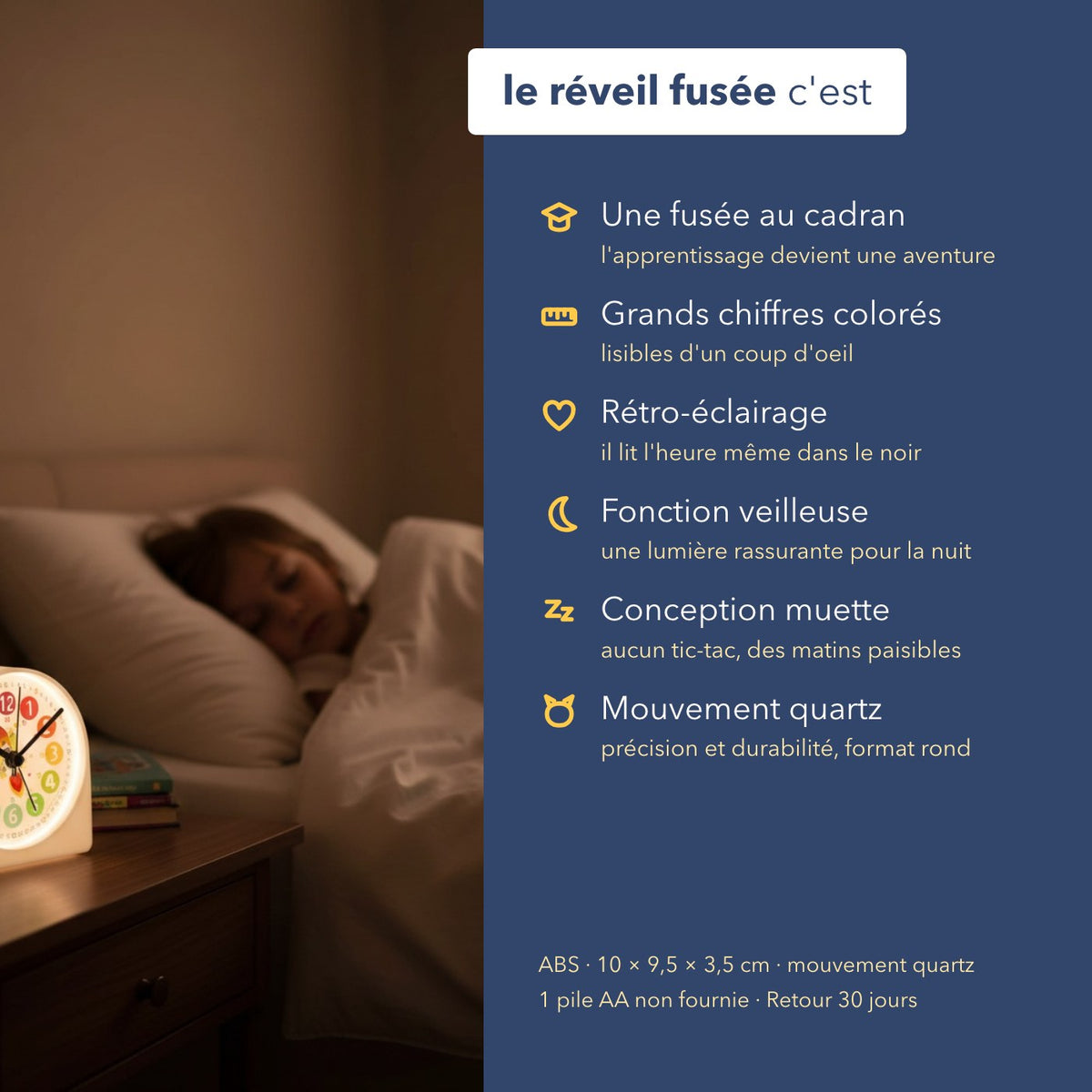 Les caractéristiques du réveil éducatif pour l'apprentissage