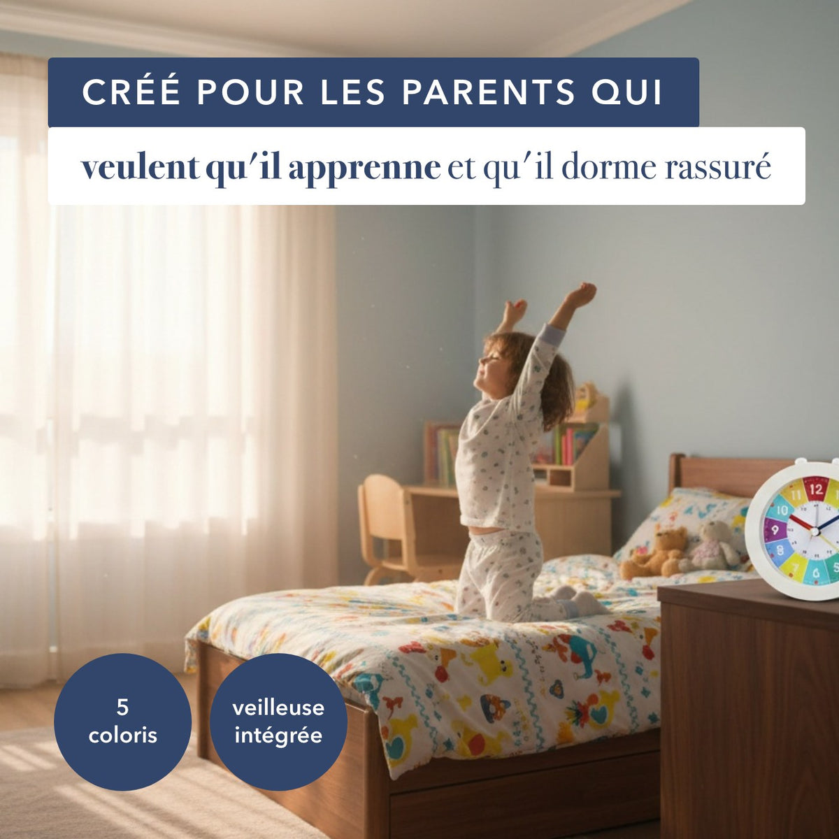 Réveil éducatif veilleuse intégrée : pour quels parents il est fait