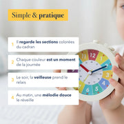 Comment utiliser le réveil éducatif veilleuse intégrée en quatre étapes