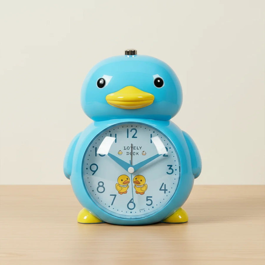 Réveil enfant canard coloré