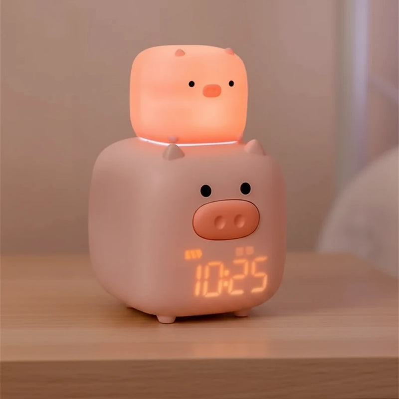 Réveil enfant cochon
