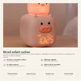 Réveil enfant cochon