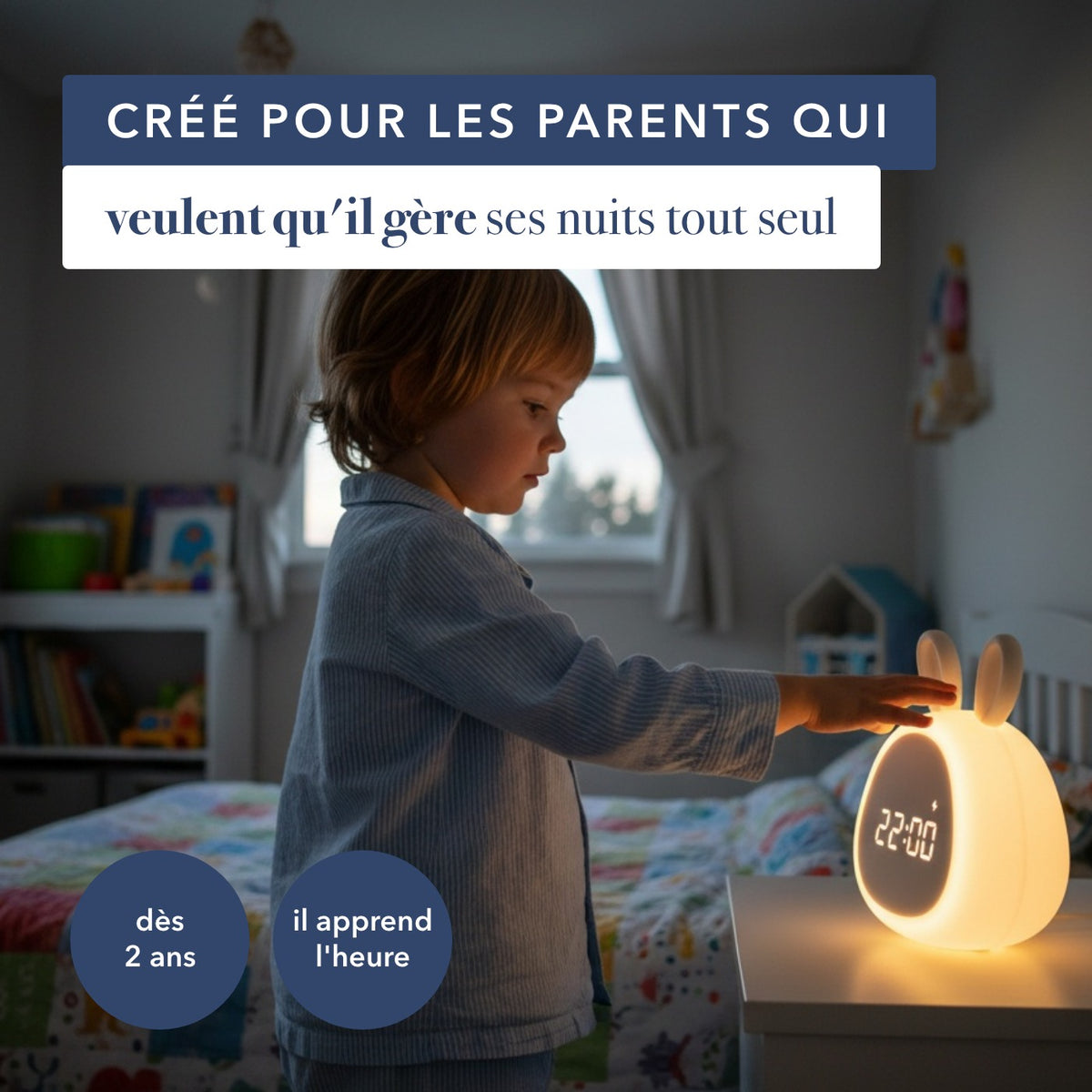 Réveil enfant éducatif veilleuse lapin : pour quels parents il est fait