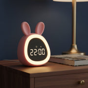 Réveil enfant éducatif veilleuse lapin, deuxième coloris