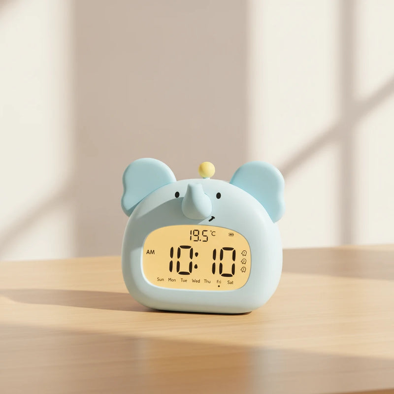 Réveil enfant éléphant