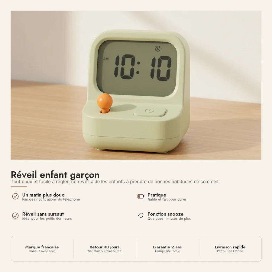 Réveil enfant garçon