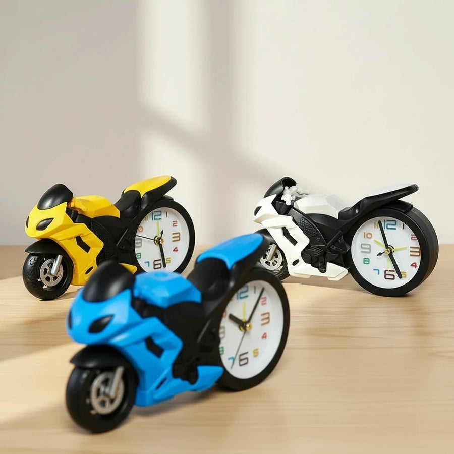 Réveil enfant garçon moto