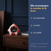 Les moments de la journée accompagnés par le réveil enfant jour et nuit pêche