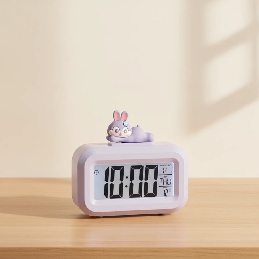 Réveil enfant lapin de chevet classique