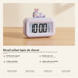 Réveil enfant lapin de chevet classique