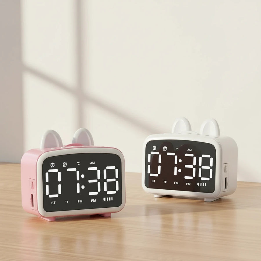 Réveil enfant lapin connecté multifonction