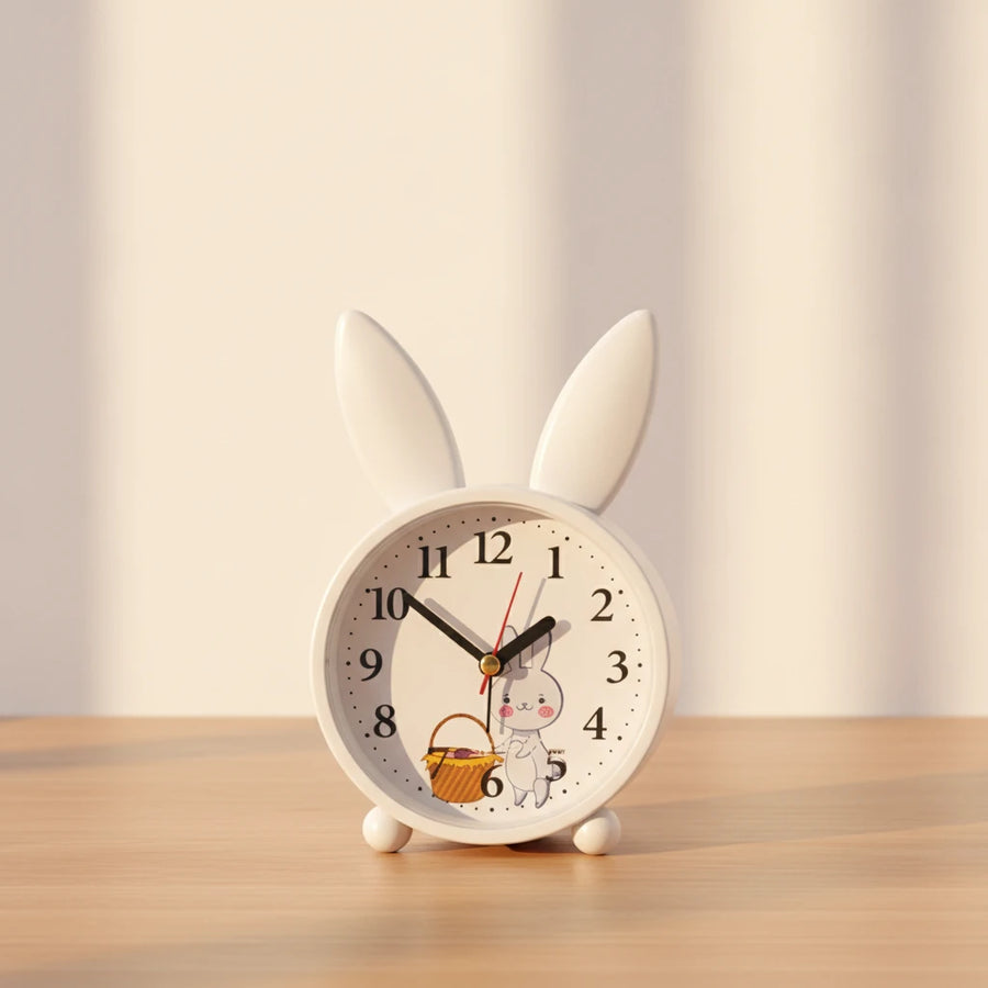 Réveil enfant lapin de chevet multicolore